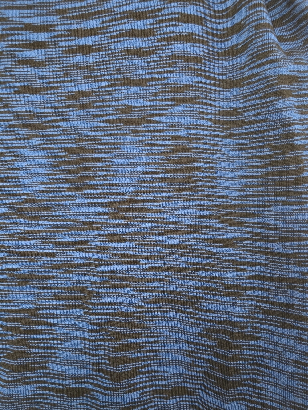 Michael Kors Blue Patterned Scoop Neck Tank - Picture 5 of 6